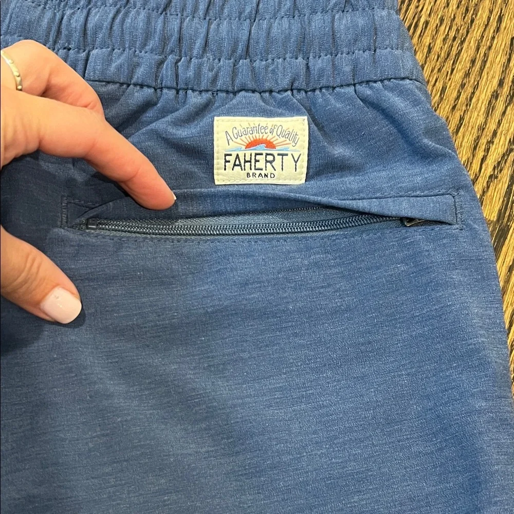 Men's Blue “All Day” Faherty Casual Shorts